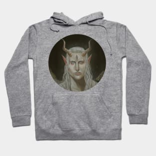 Awesome Beautiful 3 Eyed Angel Devil White Demon Hoodie